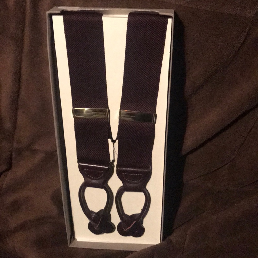 Bergundy Suspenders From Nordstrom Unused
